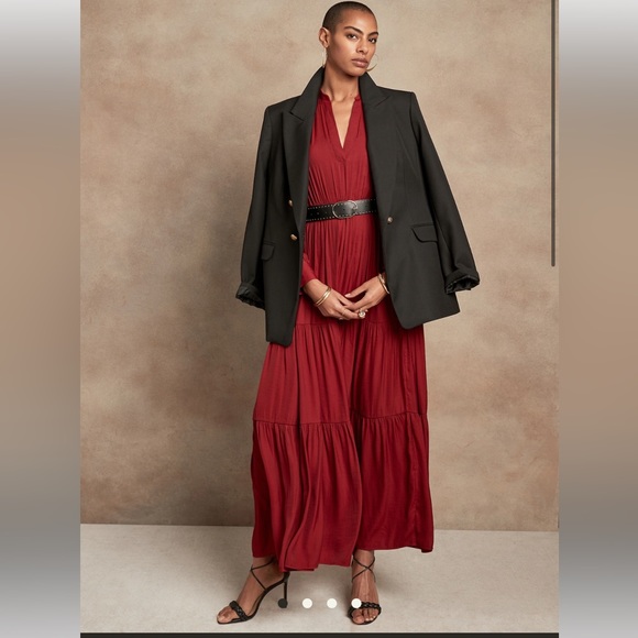 Banana Republic Dresses Nwt Banana Republic Tall Maxi Tiered Dress